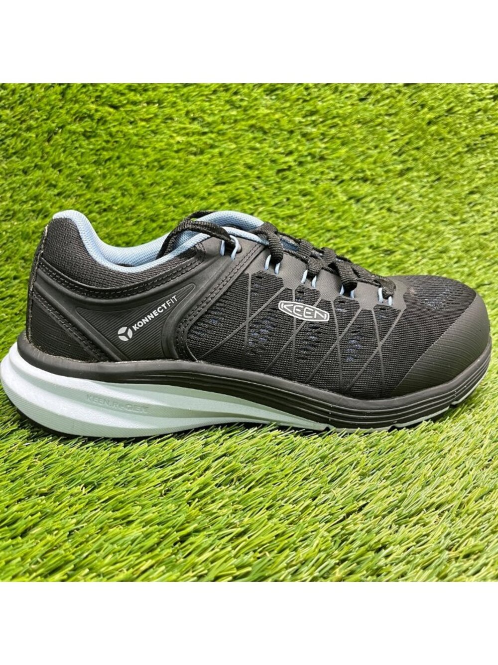 Keen Utility Vista Energy Womens Size 8.5 Black Carbon Toe Safety Work Shoes